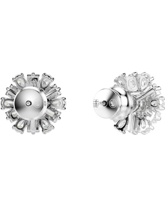 SWAROVSKI White Idyllia stud earrings Snowflake (mixed cuts)