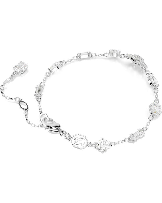 SWAROVSKI White Idyllia bracelet Snowflake mixed cuts (Medium)