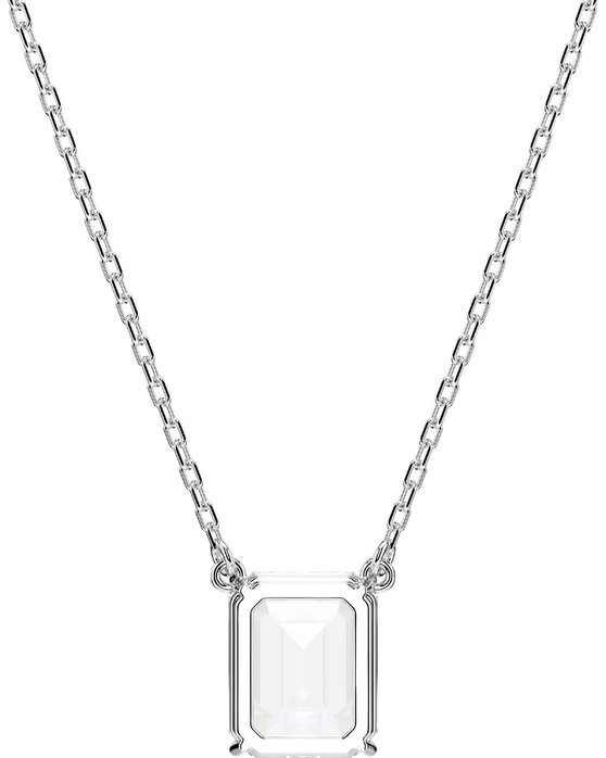 SWAROVSKI White Stilla pendant octagon cut