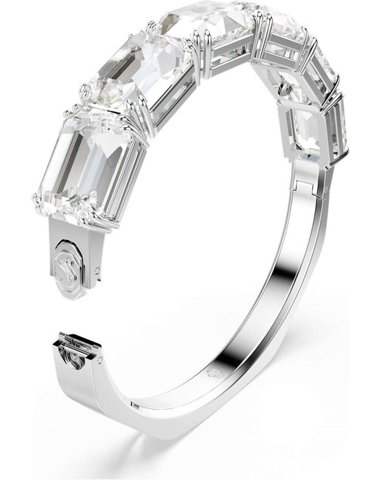 SWAROVSKI White Millenia bangle octagon cut (Medium)