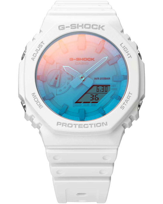 G-SHOCK Dual Time Chronograph White Biosourced Strap