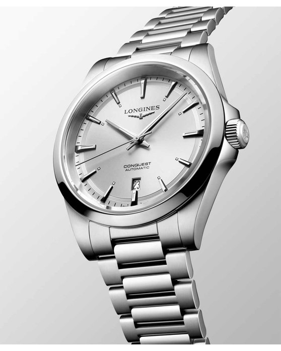 LONGINES Conquest Automatic Silver Stainless Steel Bracelet