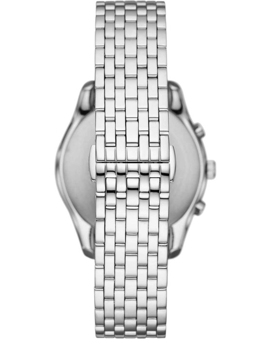 EMPORIO ARMANI Antonio Chronograph Silver Stainless Steel Bracelet