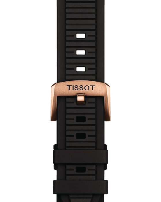 TISSOT T-Race Powermatic 80 Black Silicone Strap