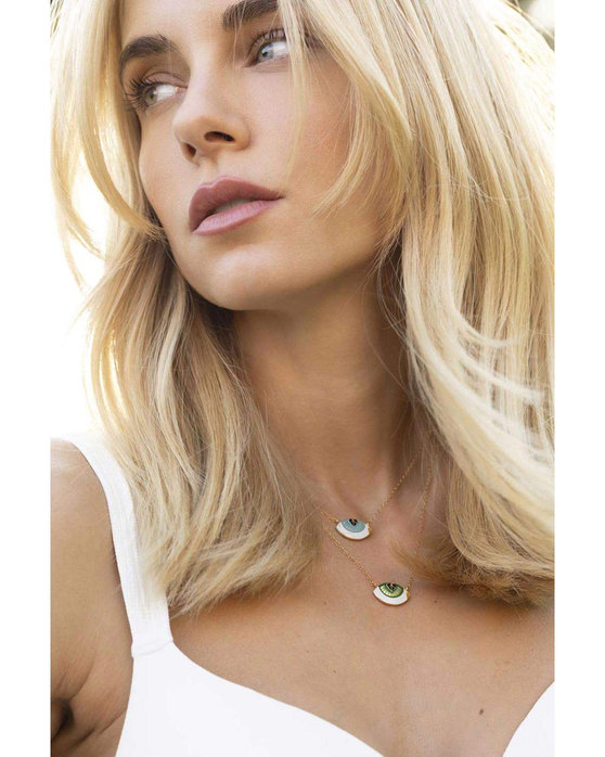 Κολιέ DOUKISSA NOMIKOU Eye Sea You Necklace Turquoise