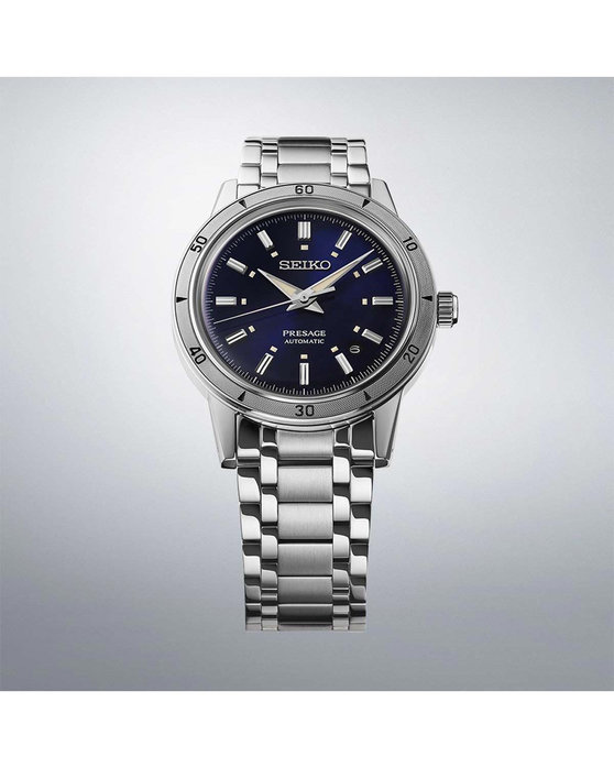 SEIKO Presage Style 60s 'Elegant Yet Rugged' Automatic Silver Stainless Steel Bracelet