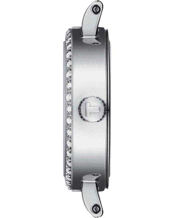 TISSOT T-Lady Lovely Diamonds Silver Stainless Steel Bracelet