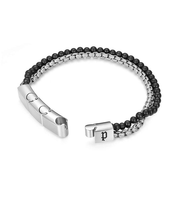 POLICE Double Impact Stainless Steel Bracelet