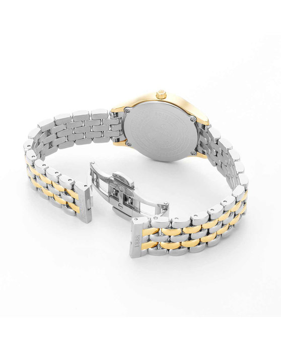 ROAMER Soleure Diamonds Two Tone Stainless Steel Bracelet