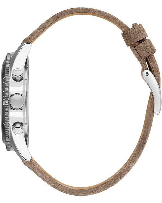 BEVERLY HILLS POLO CLUB Brown Leather Strap