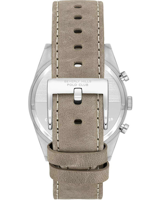 BEVERLY HILLS POLO CLUB Brown Leather Strap