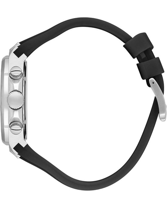 BEVERLY HILLS POLO CLUB Black Rubber Strap