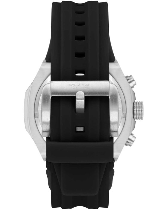 BEVERLY HILLS POLO CLUB Black Rubber Strap