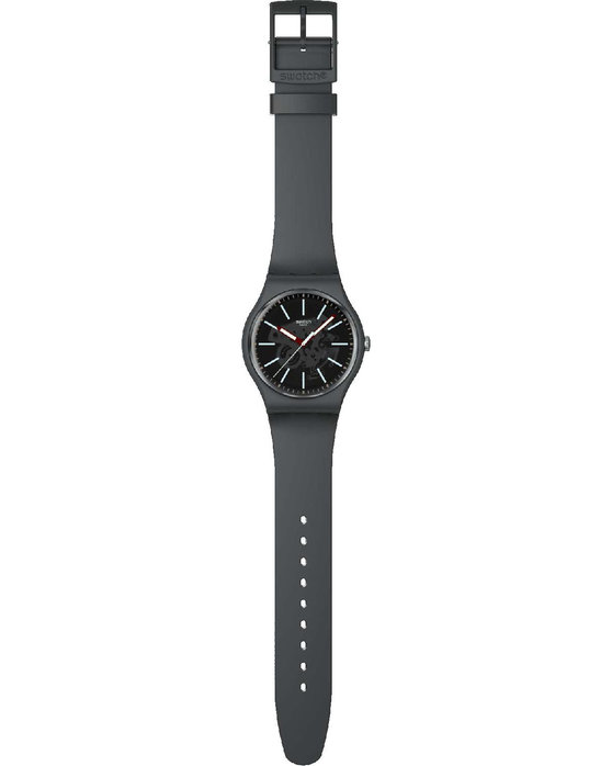 SWATCH Essentials Coblestone Street Grey Biosourced Strap