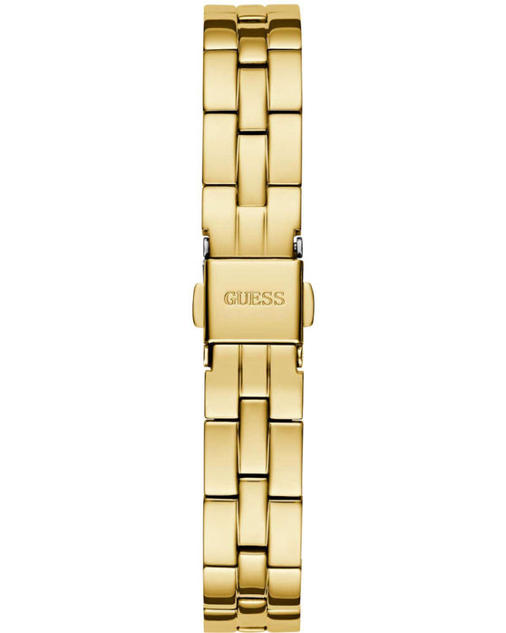 GUESS Array Crystals Gold Stainless Steel Bracelet