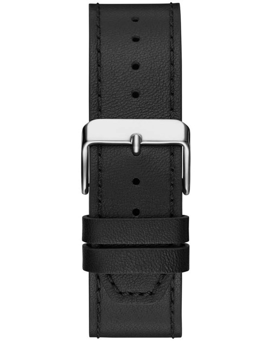 GUESS Greyson Black Leather Strap