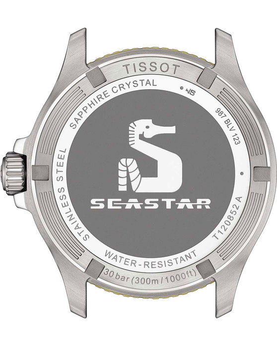 TISSOT T-Sport Seastar 1000 Dual Time GMT Two Tone Stainless Steel Bracelet