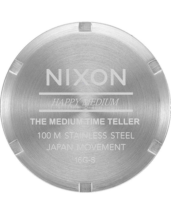 NIXON Medium Time Teller Blue Denim Fabric Strap