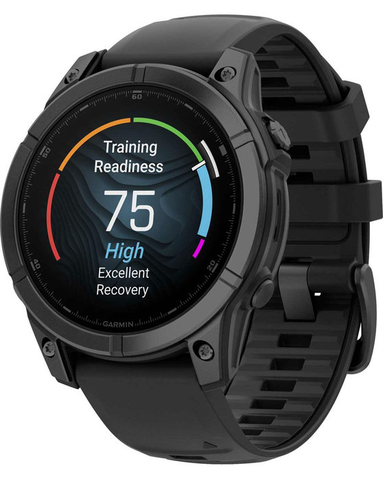 GARMIN Fenix E 47mm Slate Gray with Black Silicone Strap