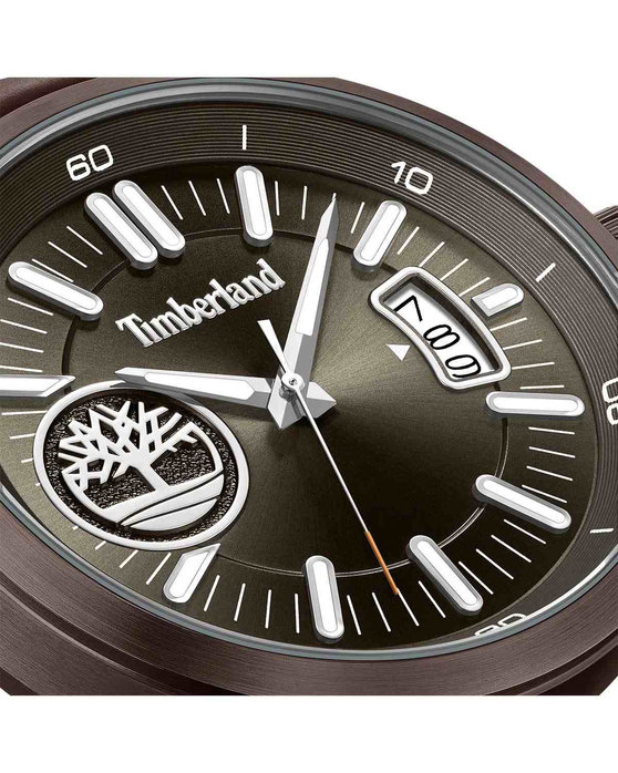 TIMBERLAND Trumbull Brown Leather Strap