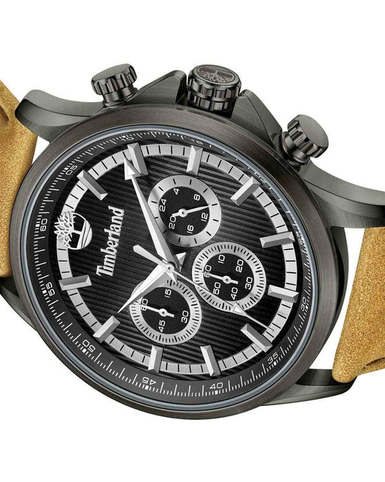 TIMBERLAND Bernardston Chronograph Brown Leather Strap