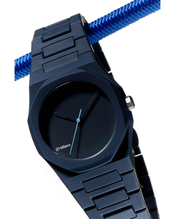 D1 MILANO Polycarbon Blue Polycarbonate Bracelet