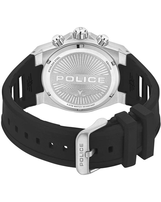 POLICE Sonic Black Silicone Strap