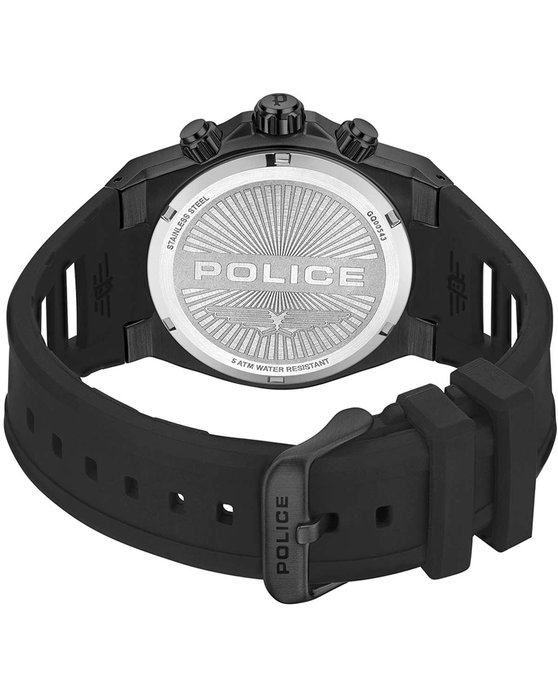 POLICE Sonic Black Silicone Strap