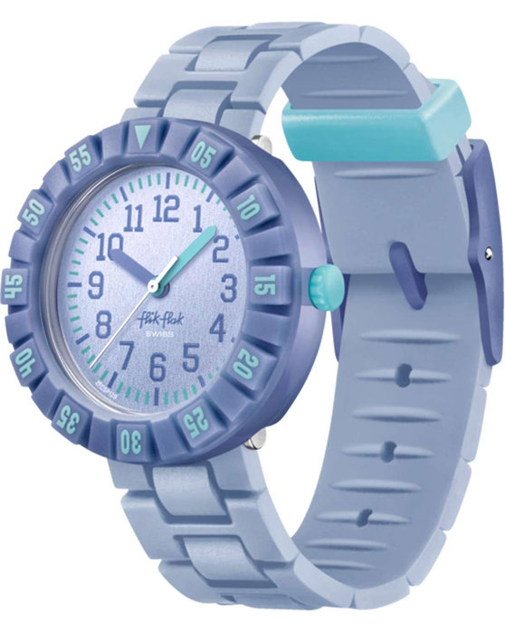 FLIK FLAK Denimology Blue Silicone Strap