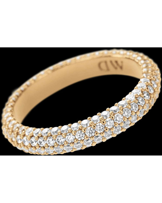 DANIEL WELLINGTON Pave Crystal Stainless Steel Ring with Crystals (No 54)