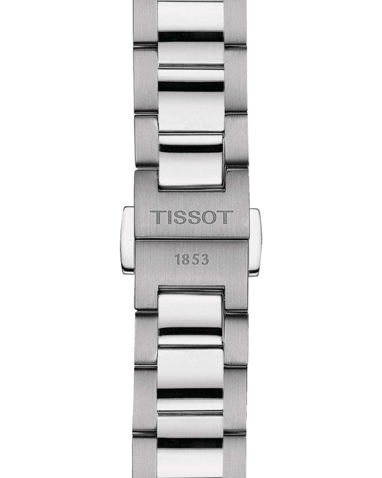 TISSOT T-Classic PR 100 Diamonds Silver Stainless Steel Bracelet