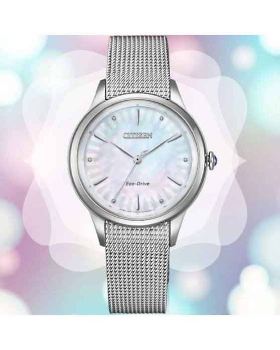 CITIZEN Eco-Drive Silver Stainless Steel Bracelet