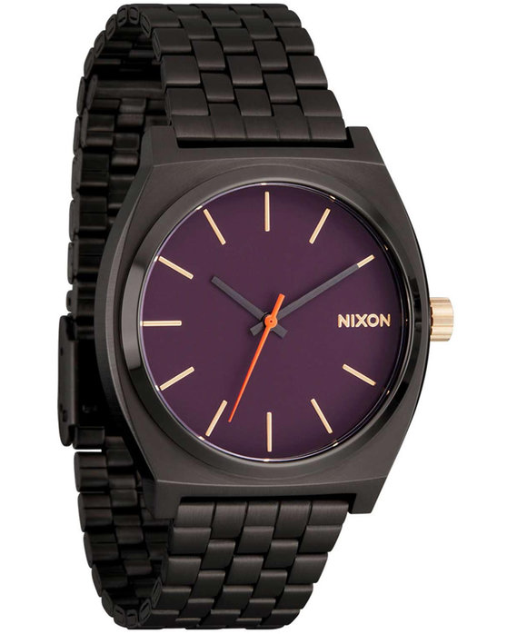 NIXON Time Teller Black Stainless Steel Bracelet