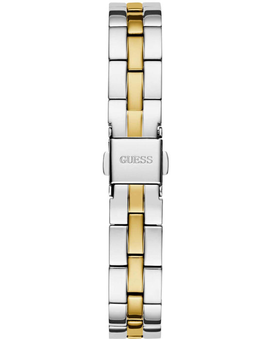 GUESS Array Zircons Two Tone Stainless Steel Bracelet