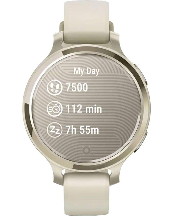 GARMIN Lily® 2 Active Lunar Gold with Bone Silicone Strap (Preorder)