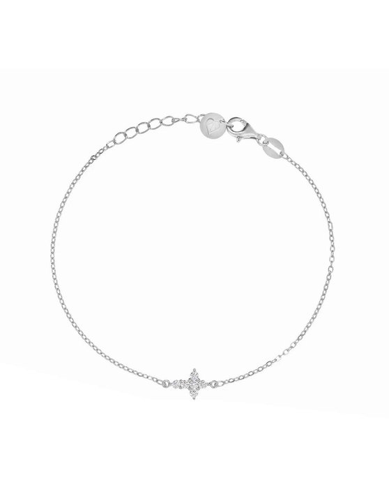 Βραχιόλι DOUKISSA NOMIKOU Little Cross Bracelet Silver