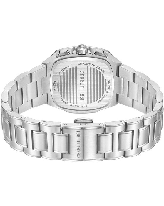 CERRUTI Casale Chronograph Silver Stainless Steel Bracelet