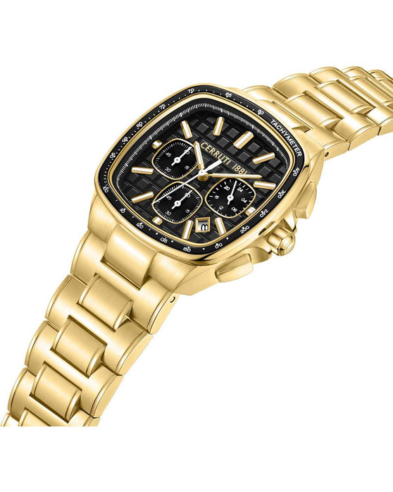 CERRUTI Casale Chronograph Gold Stainless Steel Bracelet