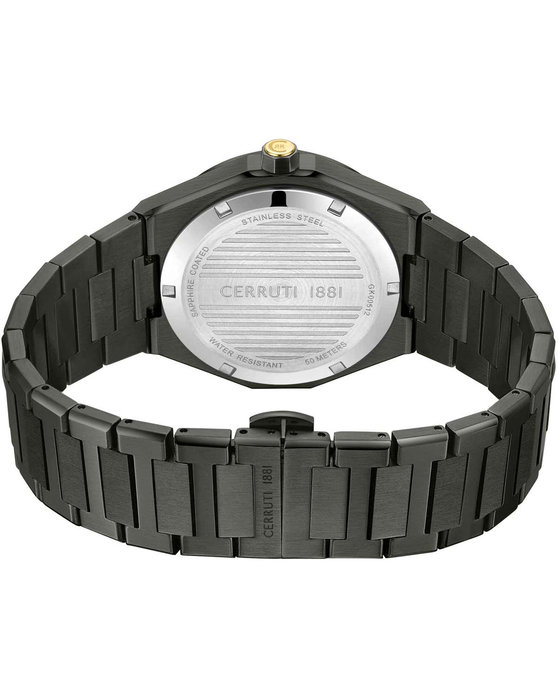 CERRUTI Ravello Black Stainless Steel Bracelet