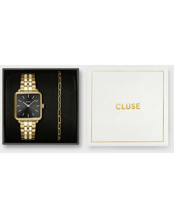 CLUSE La Tetragone Gold Stainless Steel Bracelet Gift Set