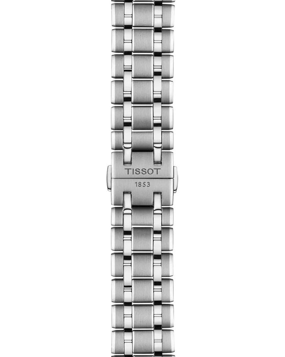 TISSOT T-Classic Chemin Des Tourelles Automatic Chronograph Silver Stainless Steel Bracelet