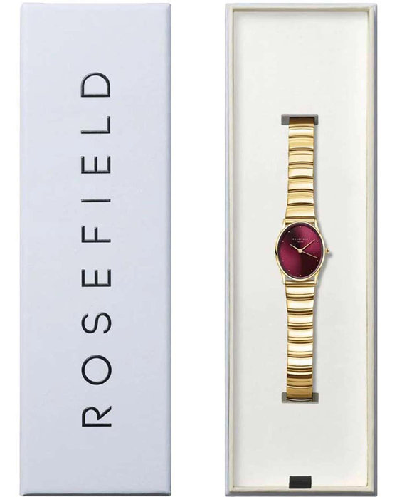 ROSEFIELD Oval Gold Stainless Steel Bracelet