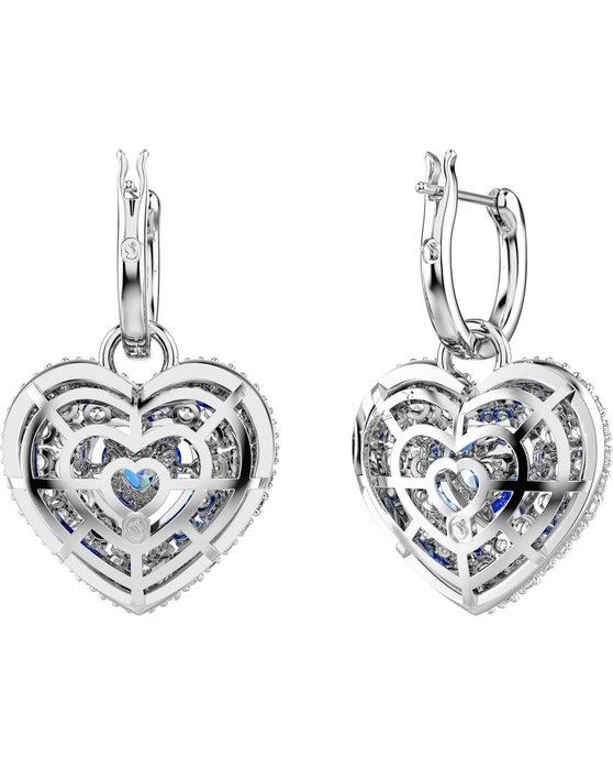 SWAROVSKI Blue Idyllia drop earrings Heart