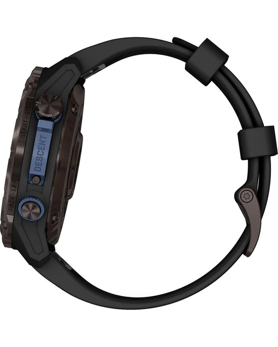 GARMIN Descent Mk3i Carbon Grey DLC Titanium with Black Silicone Band