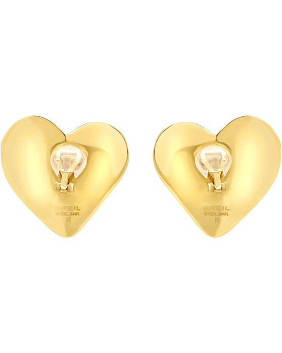 BREIL Big Heart Stainless Steel Earings