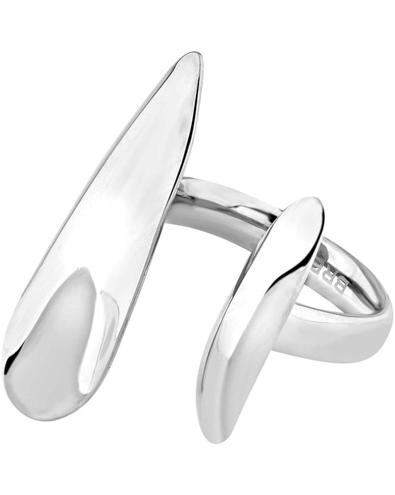 BREIL B Whisper Stainless Steel Ring (One size)