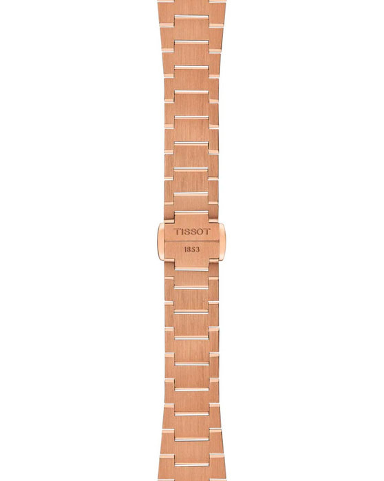 TISSOT T-Classic PRX Diamonds Rose Gold Stainless Steel Bracelet