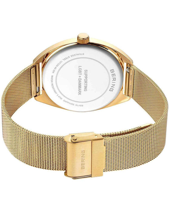 BERING Freedom Gold Stainless Steel Bracelet Gift Set