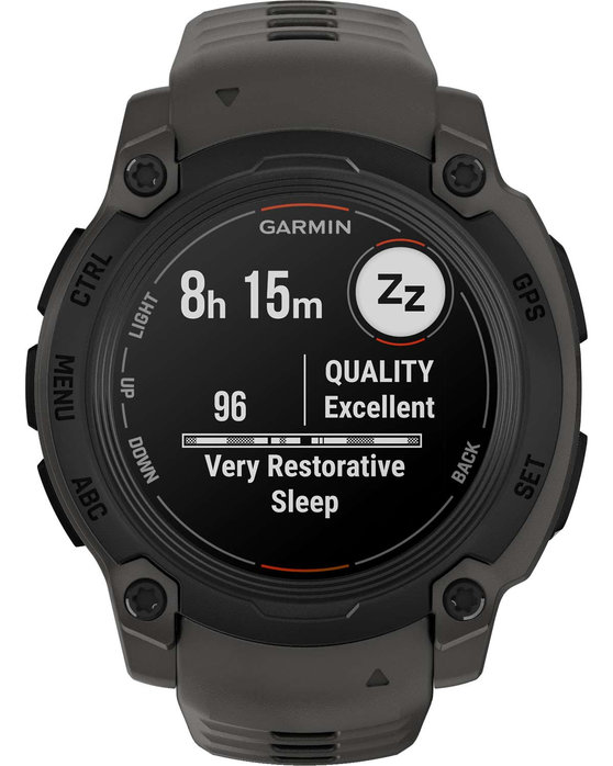 GARMIN Instinct E 40mm Black with Charcoal Silicone Band