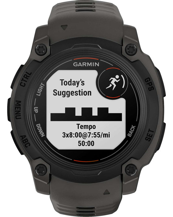 GARMIN Instinct E 40mm Black with Charcoal Silicone Band